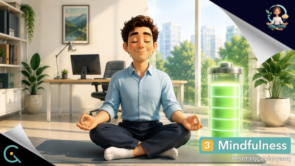 Mindfulness_3 – Έχω αδειάσει από ενέργεια: Reset της ενέργειας