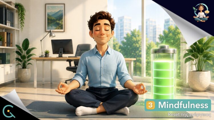 Mindfulness_3 – Έχω αδειάσει από ενέργεια: Reset της ενέργειας